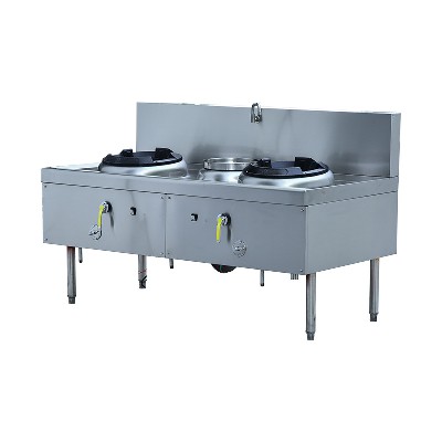 節(jié)能型雙炒單尾燃氣爐